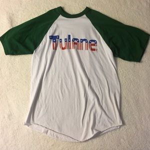 Tulane Taxi Driver Baseball Tee